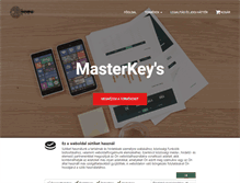 Tablet Screenshot of masterkeys.net